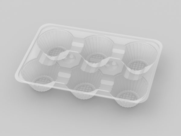 11095 - 6 Cavity Custard Tarts Tray
