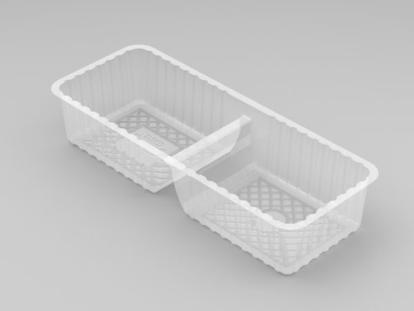11292 - 2 Cavity Long Biscuit Tray